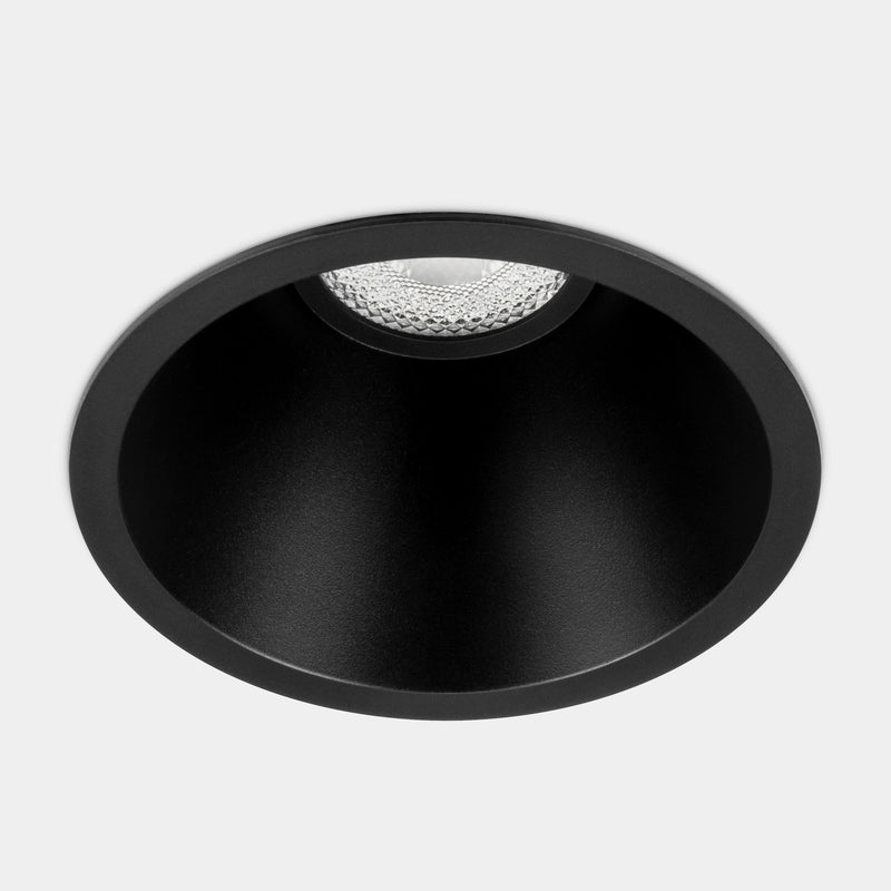 Lite Deep Fix ø105mm Recessed Downlight | 12.3W 3000K CRI92 | Black | 90-A181-60-BB