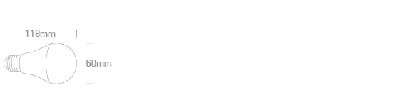 9G09/V/E LED 9W E27 CCTV 230V