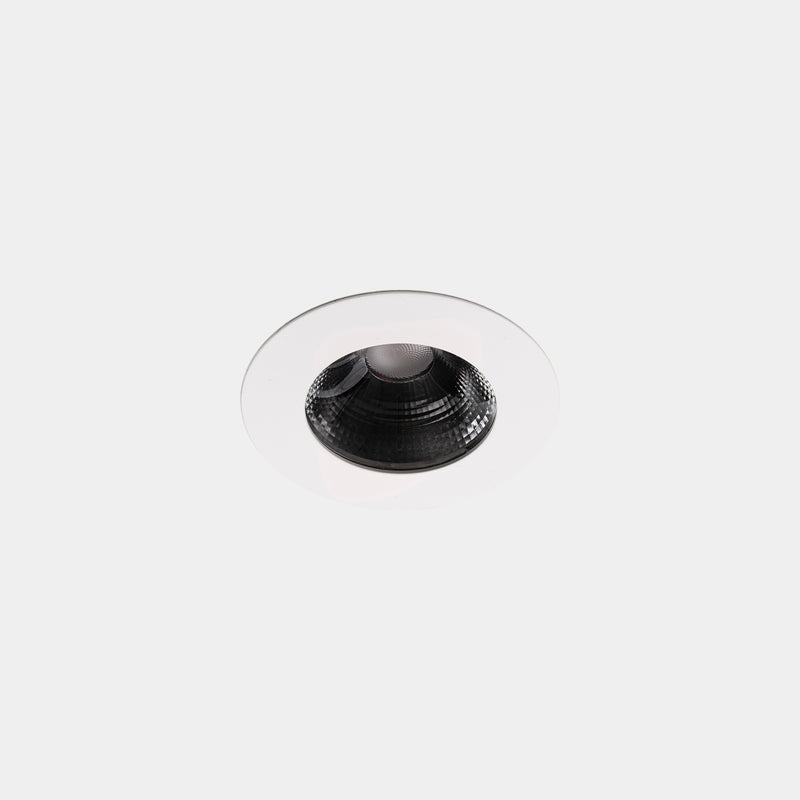 Play Flat Round Fixed Recessed Downlight | 6.4W 4000K CRI92 | White | AG11-P7X9WMBB14