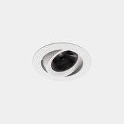 Play Flat Round Adjustable Recessed Downlight | 8.5W 4000K CRI92 DALI-2 / Push | White | AG12-P7X9WFDU14