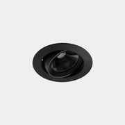 Play Flat Round Adjustable Recessed Downlight | 6.4W 4000K CRI92 | Black | AG12-P7X9WSBB60