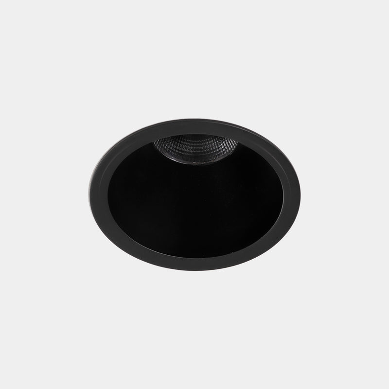 Play Visual Comfort Round Fixed Trim Recessed Downlight | 8.5W 4000K CRI92 | Black | AG13-P7X9WMOU60