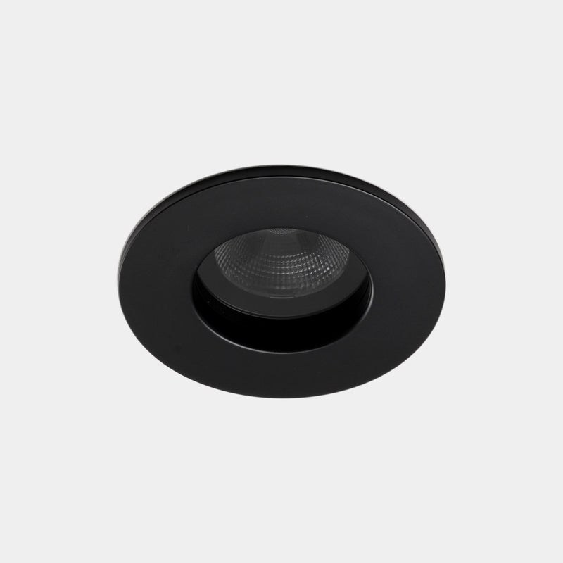 Play IP65 Round Fixed Recessed Downlight | 6.4W 2700K CRI92 | Black | AG16-P7V9WMBB60