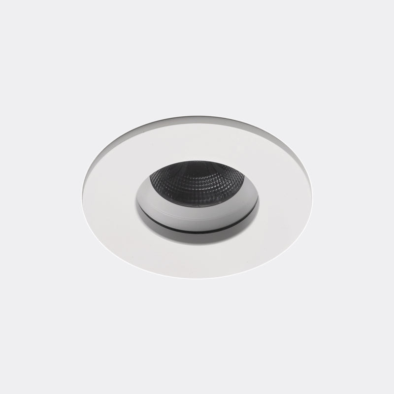 Play IP65 Round Fixed Recessed Downlight | 8.5W 3000K CRI92 DALI-2 / Push | White | AG16-P7W9WSDU14