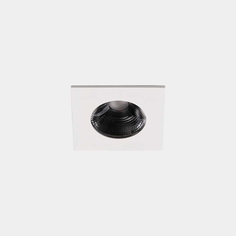 Play Flat Square Fixed Recessed Downlight | 19.8W 3000K CRI92 DALI-2 / Push | White | AG19-18W9WSDU14