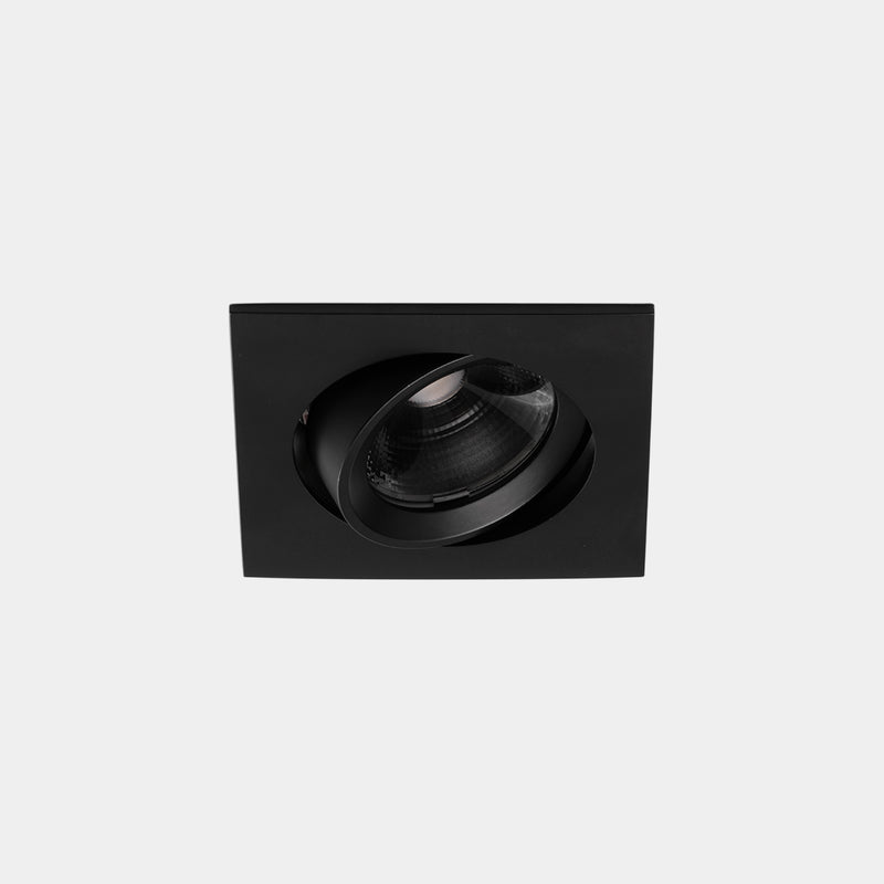 Play Flat Square Adjustable Recessed Downlight | 6.4W 4000K CRI92 | Black | AG21-P7X9WMBB60