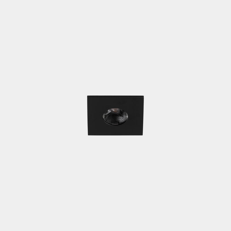 Play Mini Flat Square Fixed Recessed Downlight | 4.5W 3000K CRI92 | Black | AG38-P3W9WMOU60