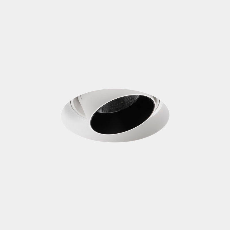 Play Snoot Round Adjustable Trimless Recessed Downlight | 8.5W 2700K CRI92 | White | AG57-P7V9WMOU14