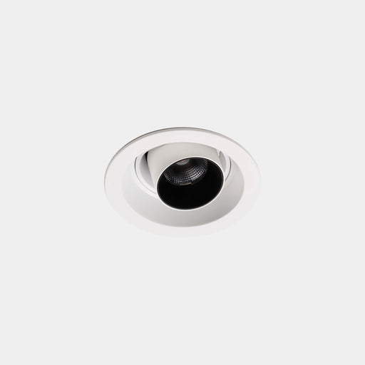Play Mini Snoot Round Adjustable Recessed Downlight | 2.2W 4000K CRI90 DALI-2 / Push | White | AG65-P2X9WNDS14
