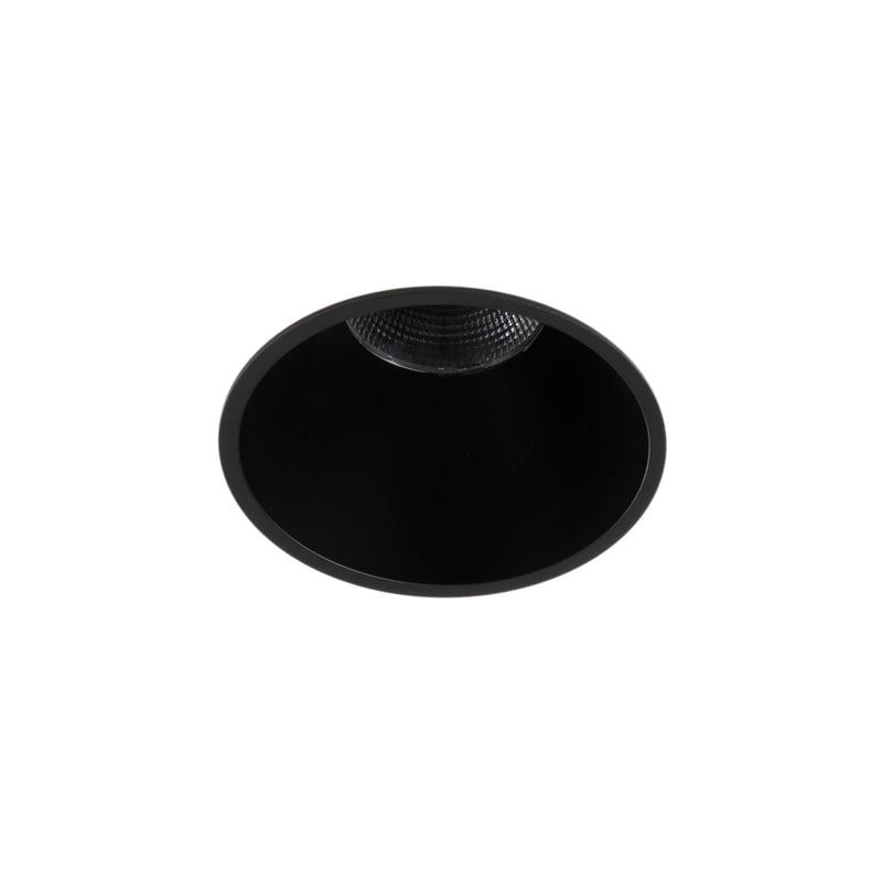 Play Visual Comfort Round Fixed MicroTrim Recessed Downlight | 19.8W 3000K CRI92 | Black | AG72-18W9WMOU60