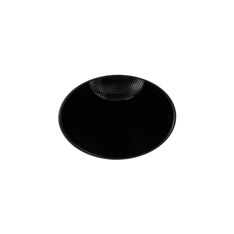 Play Visual Comfort Round Fixed Trimless Recessed Downlight | 19.8W 2700K CRI92 DALI-2 / Push | Black | AG73-18V9WMDU60