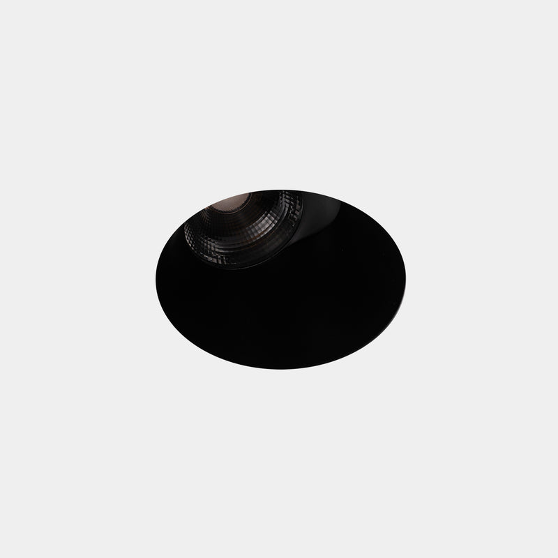 Play Visual Comfort Round Adjustable Trimless Recessed Downlight | 8.5W 3000K CRI92 | Black | AG75-P7W9WFOU60