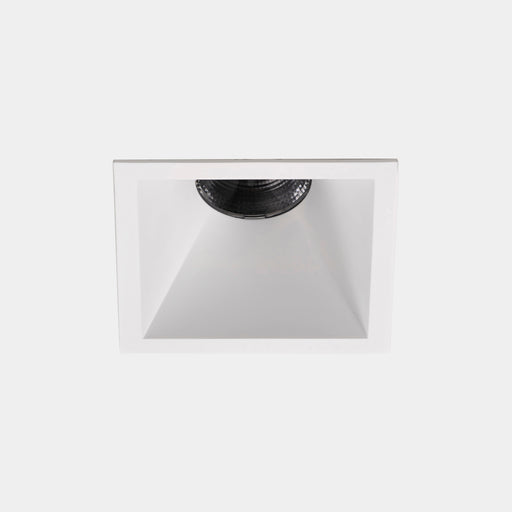 Play Visual Comfort Square Fixed Trim Emergency Recessed Downlight | 8.5W 3000K CRI92 DALI-2 / Push | White | AG76-P7W9WMD314