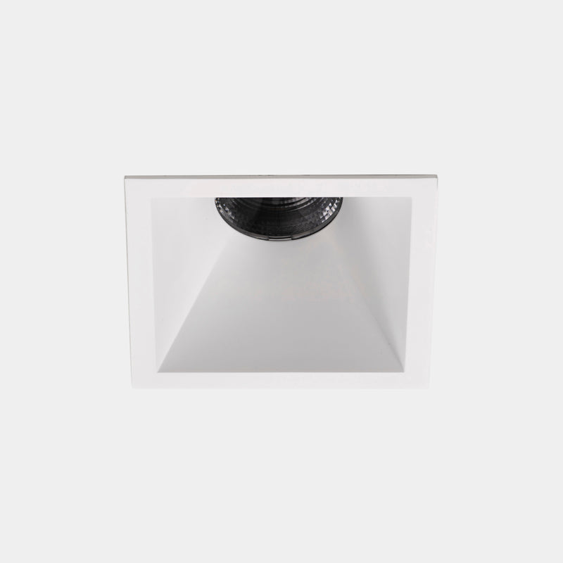 Play Visual Comfort Square Fixed Trim Recessed Downlight | 8.5W 4000K CRI92 DALI-2 / Push | White | AG76-P7X9WMDU14