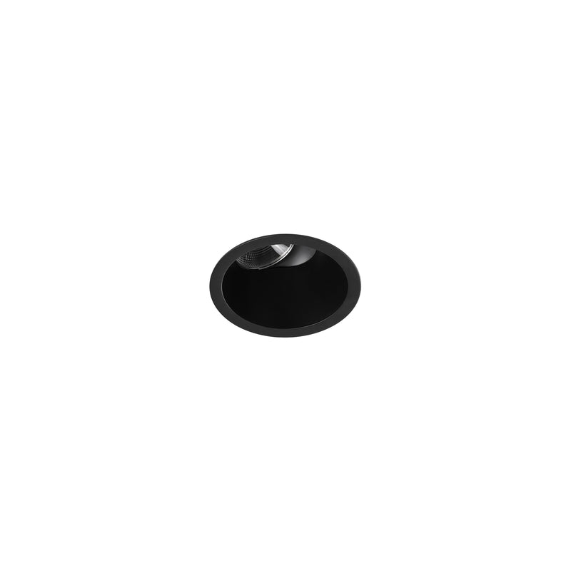 Play Mini Visual Comfort Round Adjustable Trim Recessed Downlight | 3.2W 2700K CRI92 | Black | AG79-P3V9WFBB60
