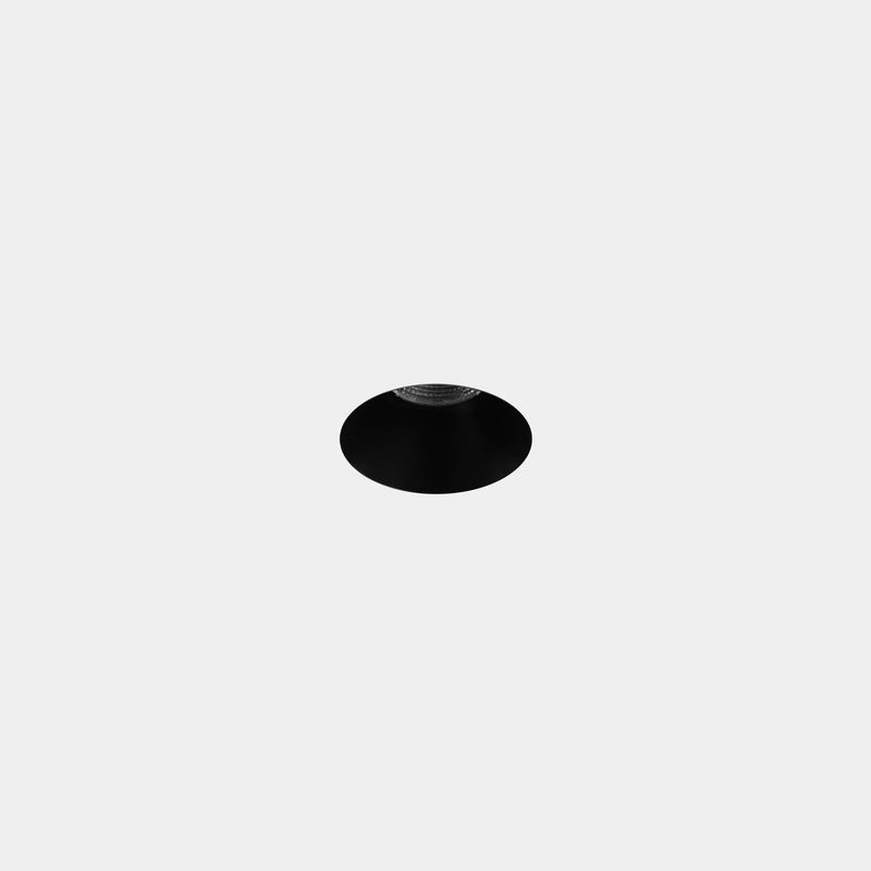 Play Mini Visual Comfort Round Fixed Trimless Recessed Downlight | 2.2W 2700K CRI90 DALI-2 / Push | Black | AG84-P2V9WNDS60