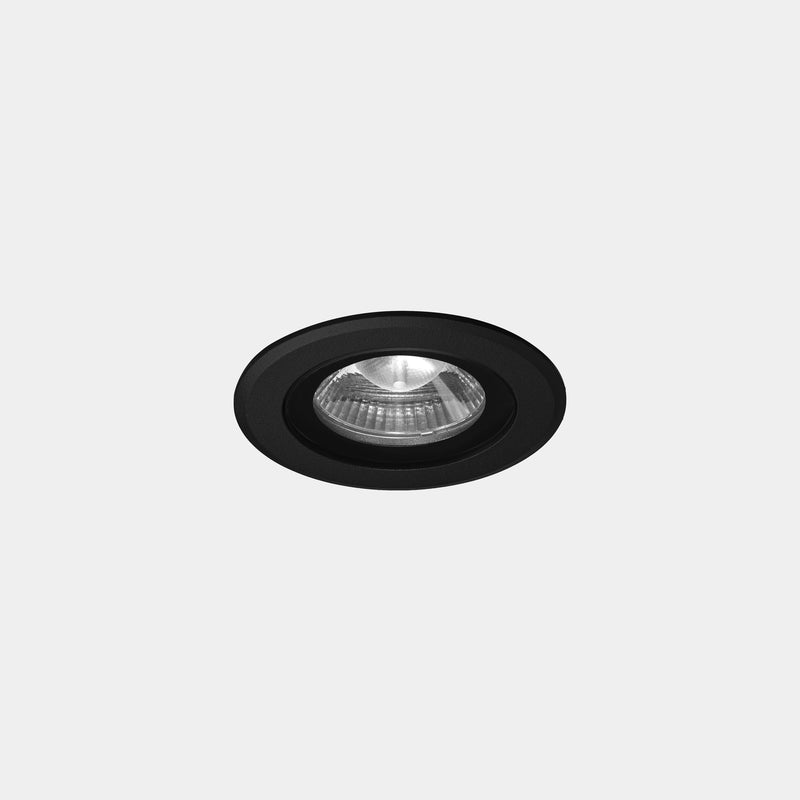 Max Medium Round Recessed Downlight | 6.5W 2700K CRI92 | Black | AI14-P7V9R2BB60