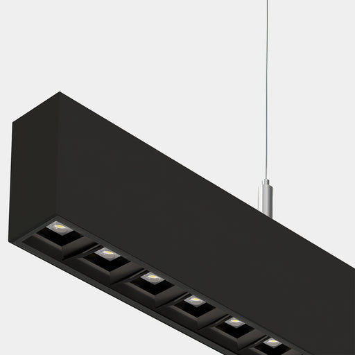 LINEAL LIGHTING SYSTEM INFINITE PRO 1700MM SUSPENDED OPTICELL 48.9W LED WARM-WHI