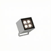 Cube Spot 4 LEDS Spotlight | 19.6W 3000K CRI80 DMX RDM | Grey | AN12-16WNE7BB34