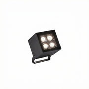 Cube Spot 4 LEDS Spotlight | 19.6W 3000K CRI80 DMX RDM | Black | AN12-16WNE7BB60