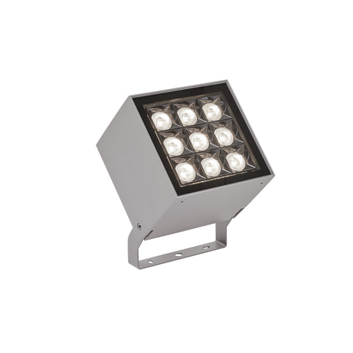 Cube Spot 9 LEDS Spotlight | 32.1W 3000K CRI80 DMX RDM | Grey | AN13-25WNM3DM34
