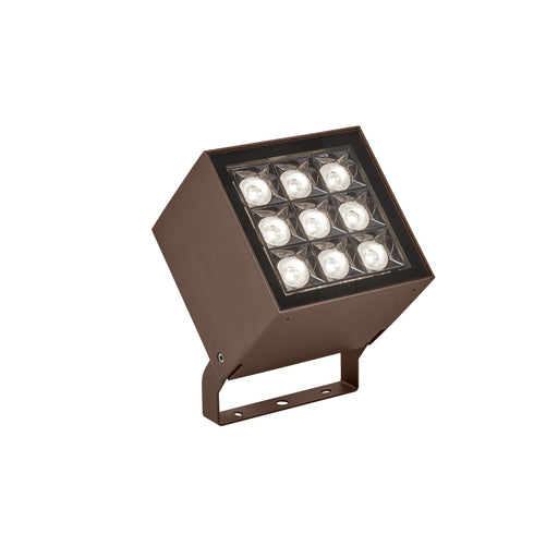 Cube Spot 9 LEDS Spotlight | 32.1W 3000K CRI80 DMX RDM | Brown | AN13-25WNM3DMJ6