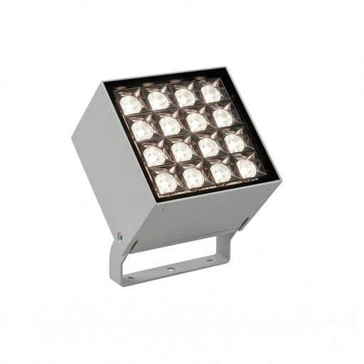 Cube Spot 16 LEDS Spotlight | 36.0W 3000K CRI80 DMX RDM | Grey | AN14-34WNM3DM34