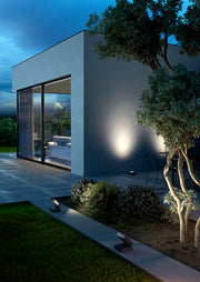 WALL FIXTURE IP66 MODIS OPTICS SINGLE LED 20W LED WARM-WHITE 2700K PHASE CUT URB