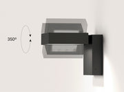 WALL FIXTURE IP66 MODIS OPTICS SINGLE LED 20W LED WARM-WHITE 2700K CASAMBI URBAN