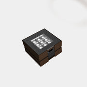 WALL FIXTURE IP66 MODIS OPTICS SINGLE LED 20W LED WARM-WHITE 3000K CASAMBI BROWN