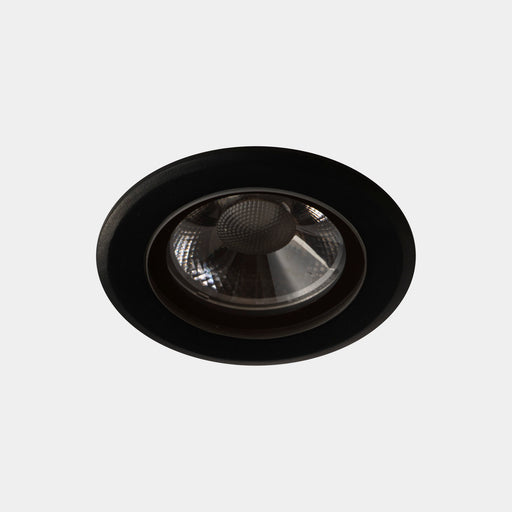 Max Big Round Recessed Downlight | 12.4W 3000K CRI80 | Black | AT14-13NNM2BB60