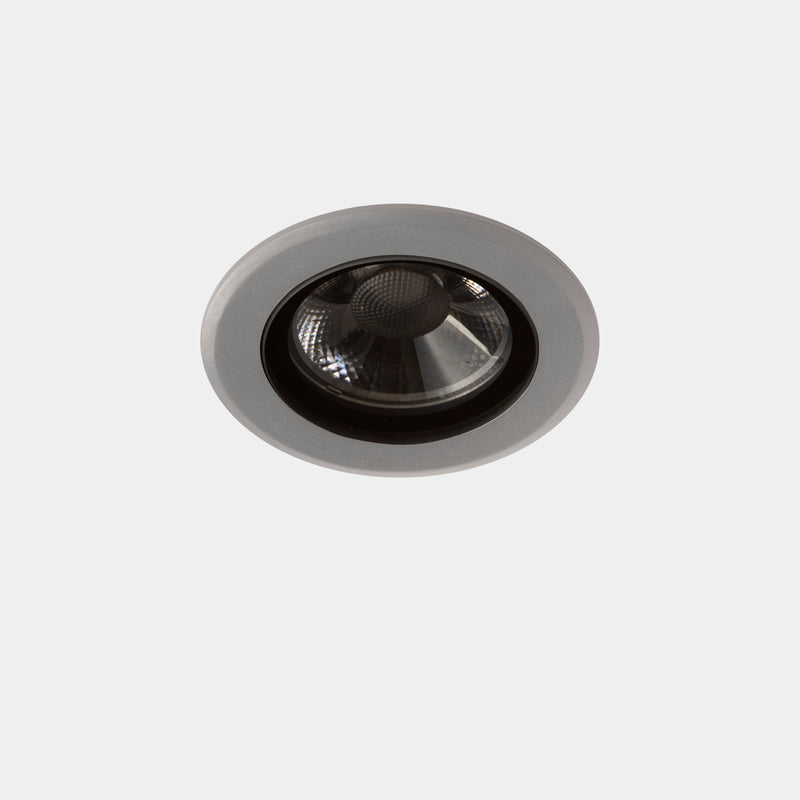 Max Big Round Recessed Downlight | 12.4W 3000K CRI80 | Grey | AT14-13NNR2BB34