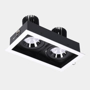 DOWNLIGHT MULTIDIR EVO BIG DOUBLE RECESSED TRIM 50.8W LED WARM-WHITE 2700K CRI 9