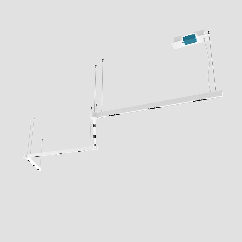 AW41-48VAPLXB14, LINEAR LIGHTING SYSTEM APEX "M" PENDANT 52.8W LED WARM-WHITE 2700K CRI 92 CASAMB, White, Opal