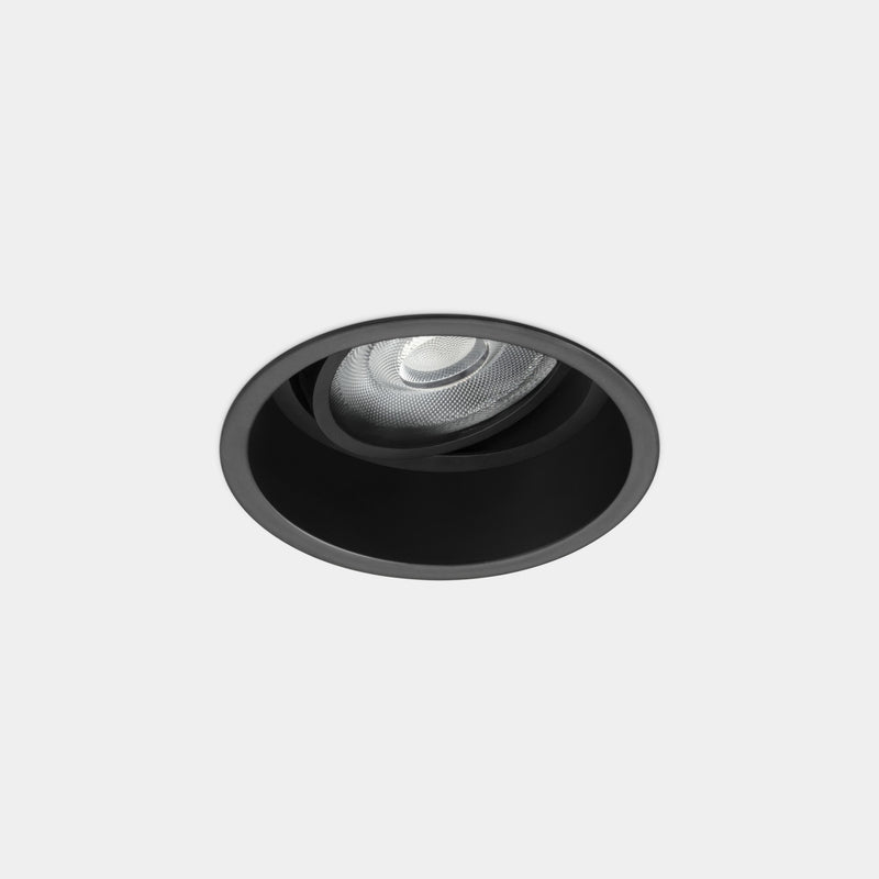 BH13-16W9M1DS60, DOWNLIGHT NIT ROUND ADJUSTABLE Ø120 18.8W LED WARM-WHITE 3000K CRI 92 26º DALI, Black, Transparent