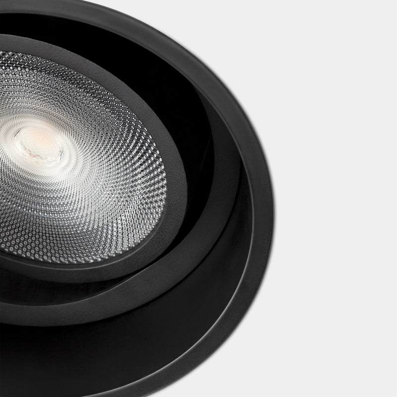 BH14-27D9M1DS60, DOWNLIGHT NIT ROUND ADJUSTABLE Ø170 30.9W LED WARM-WHITE 3500K CRI 92 25º D, Black, Transparent