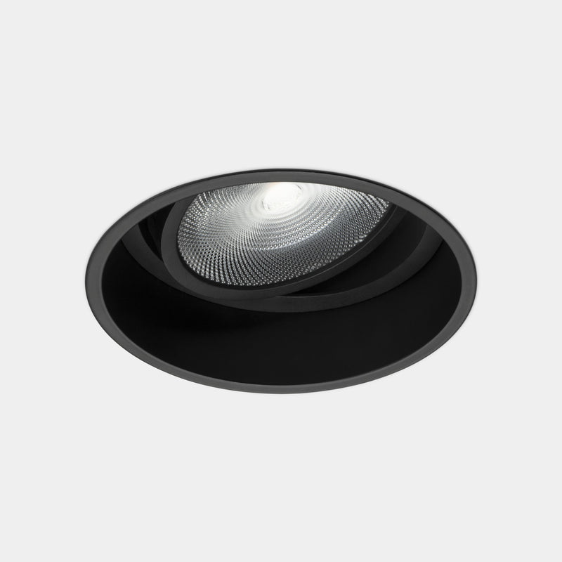 BH14-36V9M3OS60, DOWNLIGHT NIT ROUND ADJUSTABLE Ø170 41.1W LED WARM-WHITE 2700K CRI 92 37º ON-O, Black, Transparent