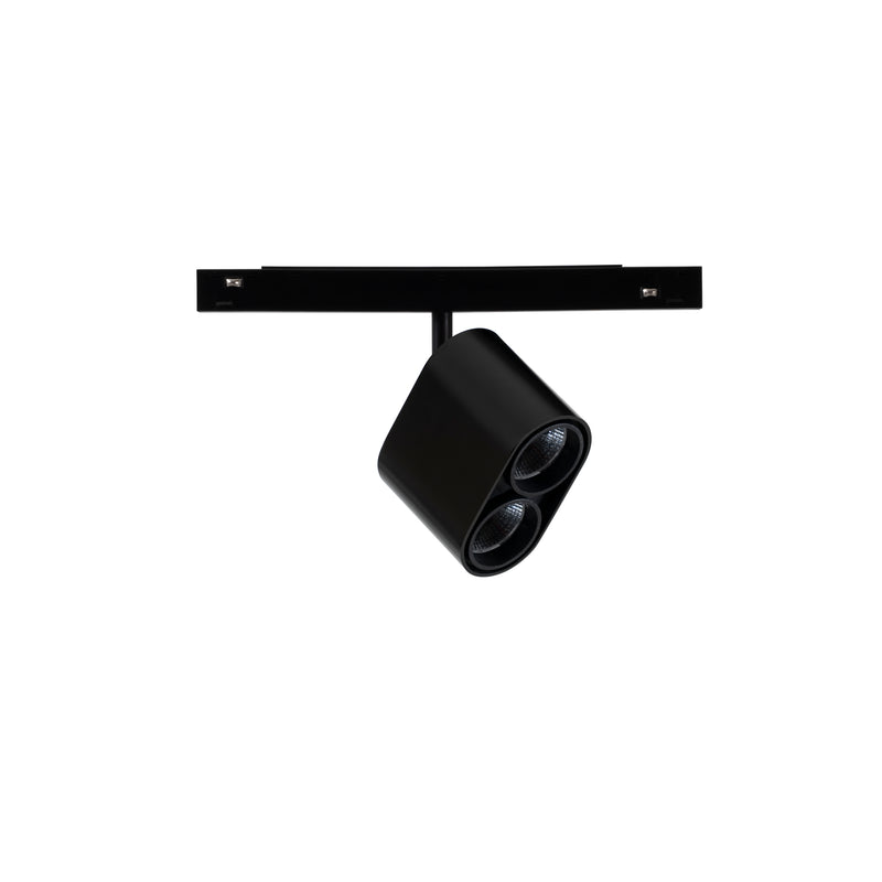 Twin LV 2 LEDS Spotlight | 6.2W 3000K CRI90 | Black | BP14-P6W9S3OS60