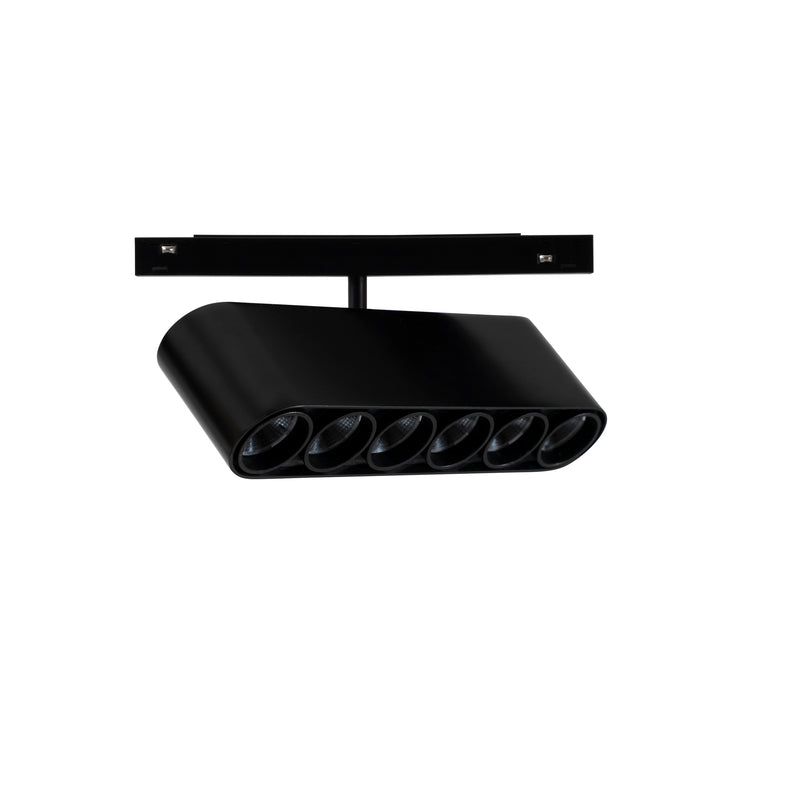 Twin LV 6 LEDS Spotlight | 17.8W 2700K CRI92 | Black | BP16-18V9M2OS60