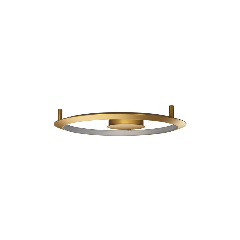 Circular Inward Surface Ø600 Wall Light | 39.0W 2700K CRI92 DALI-2 / Push | Gold | CD4A-05V9AZDUEF