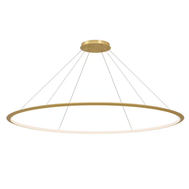 Circular Inward ø2000 Surface Pendant | 129.0W 2700K CRI92 | Gold | CD4C-00V9AZOSEF