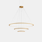 Circular Inward 3 Rings (ø1200 ø900 ø600) Pendant | 159.0W 4000K CRI92 | Black | CD4L-00X9AZOS05