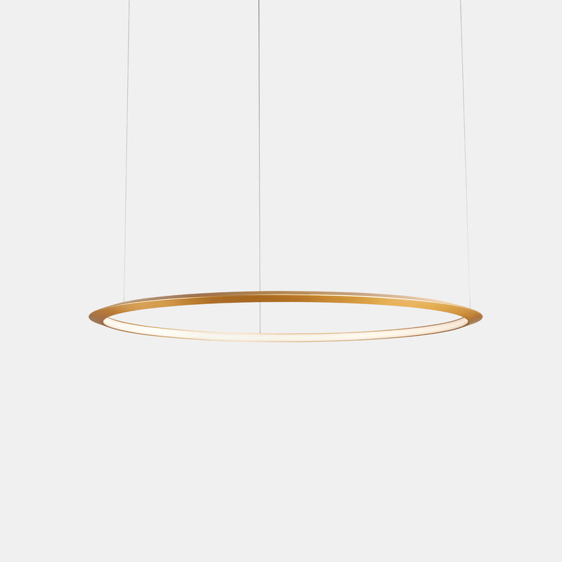 Circular Inward ø2000 Recessed Pendant | 129.0W 3000K CRI92 | Gold | CD5C-00W9AZOSEF