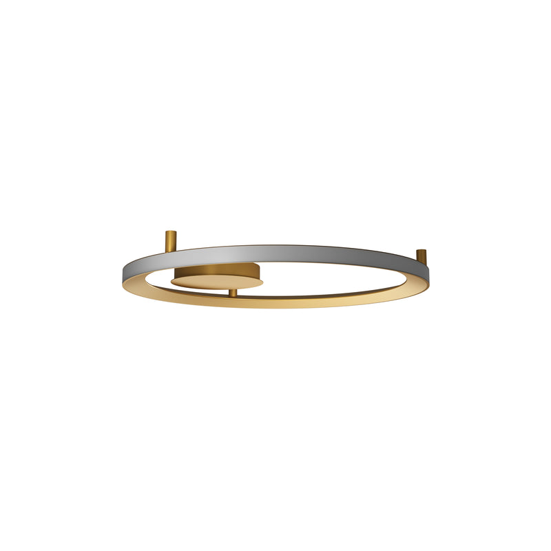 Circular Upward Surface Ø600 Wall Light | 39.0W 3000K CRI92 DALI-2 / Push | Gold | CF4A-05W9AZDUEF