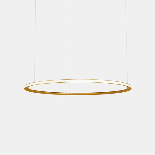 Circular Outward 5 Rings (ø1200 ø2000 ø3000 ø2000 ø1200) Pendant | 575.0W 4000K CRI92 | Gold | CF4E-00X9AZOSEF