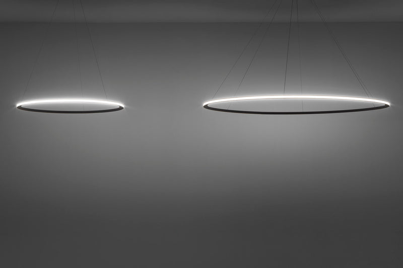 PENDANT CIRCULAR OUTWARD Ø1200 RECESSED LED 72 LED WARM-WHITE 3000K DALI-2 BLAC