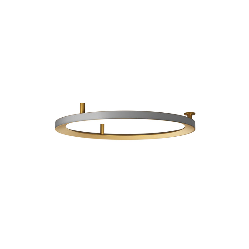 Circular Upward Recessed Ø600 Wall Light | 39.0W 3000K CRI92 DALI-2 / Push | Gold | CF6A-05W9AZDUEF