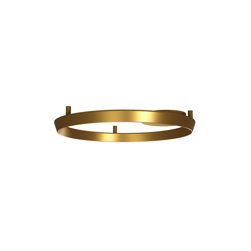 Circular Outward Indoor Surface Ø600 Wall Light | 39.0W 3000K CRI92 DALI-2 / Push | Gold | CP4A-05W9AZDUEF