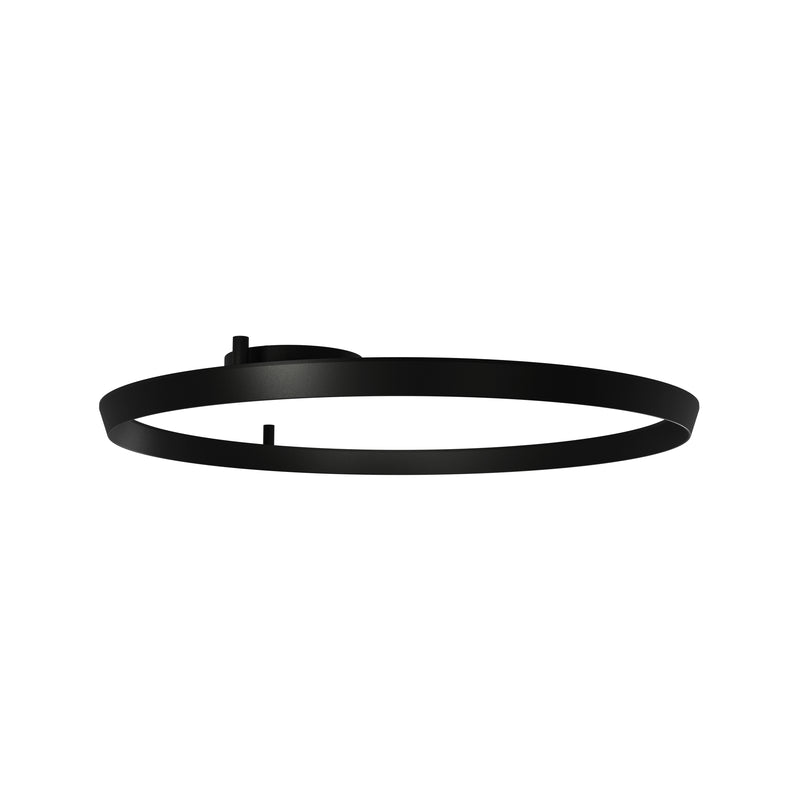 Circular Outward Indoor Surface Ø900 Wall Light | 53.0W 2700K CRI92 DALI-2 / Push | Black | CP4K-05V9AZDU05