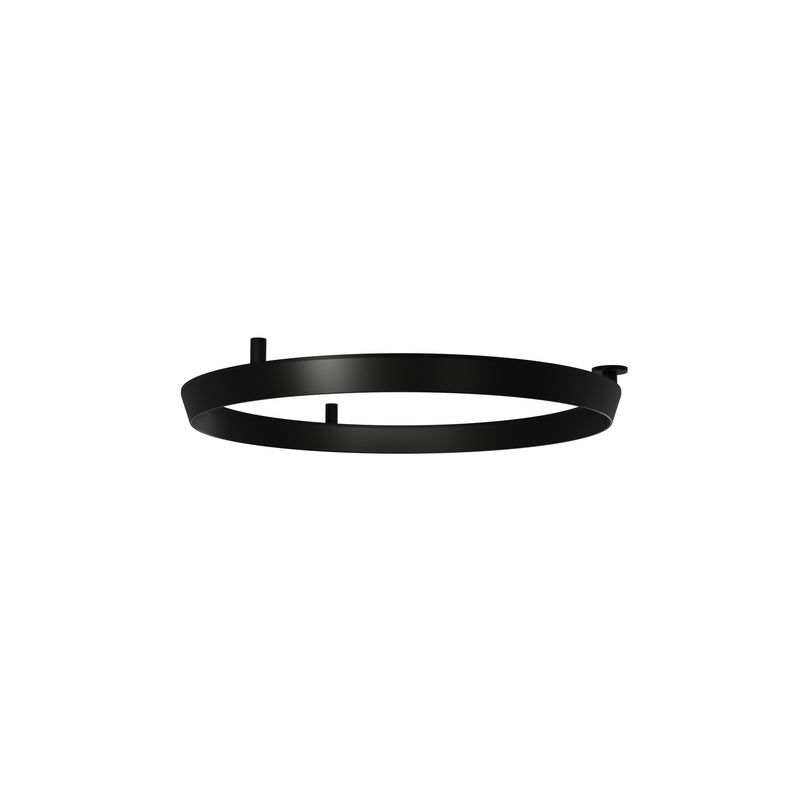 Circular Outward Indoor Recessed Ø600 Wall Light | 39.0W 3000K CRI92 DALI-2 / Push | Black | CP6A-05W9AZDU05
